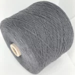 GRAY-SILK-VIRGIN-WOOL-CASHMERE-YARN-CONE-KNITTING-2-PLIES