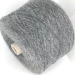 VIRGIN-WOOL-GRAY-BLEND-YARN-ON-CONES-KNITTING