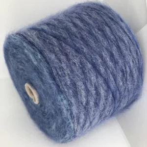 blue-mohair-fluffy-yarn-cone-knitting-machine