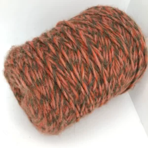 orange-green-wool-blend-alpaca-yarn-cone-knitting