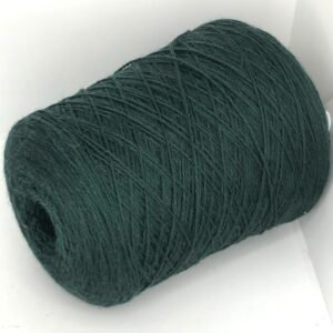 green-dark-VIRGIN-WOOL-SPORT-WEIGHT-YARN-ON-CONE-KNITTING-CROCHET-ITALIAN-YARNS