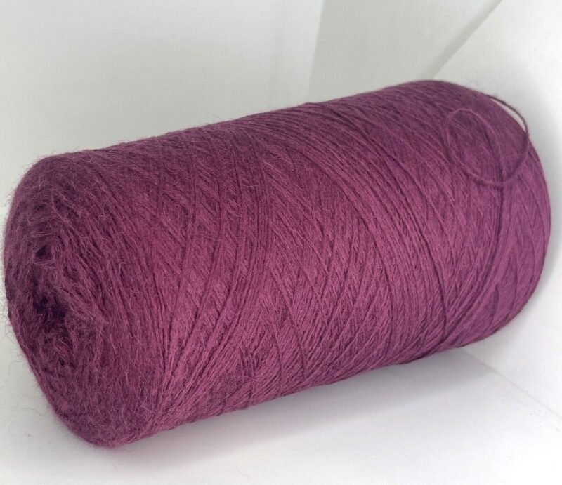 burgundy-red-angora-rabbit-wool-yarn-knitting