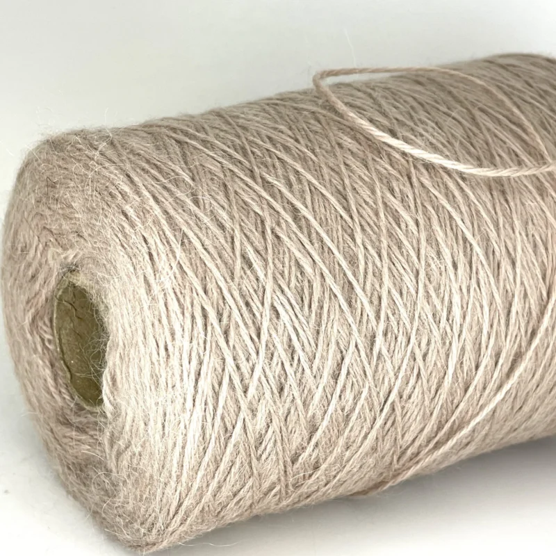 cacao-brown-alpaca-merino-wool-blend-yarn-on-cone