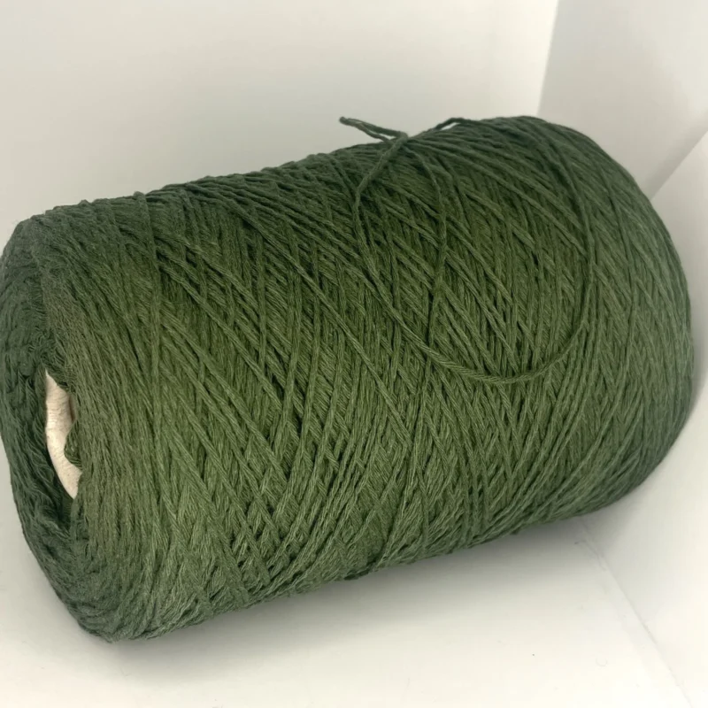 khaki-green-merino-wool-super-geelong-yarn-on-cone-knitting-hand-machine-crafts