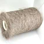 fluffy-brown-alpaca-kid-mohair-blend-yarn-knitting