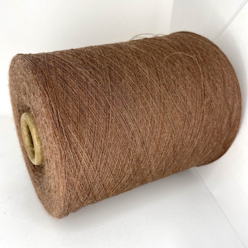 brown-lace-wool-virgin-yarn-on-cone
