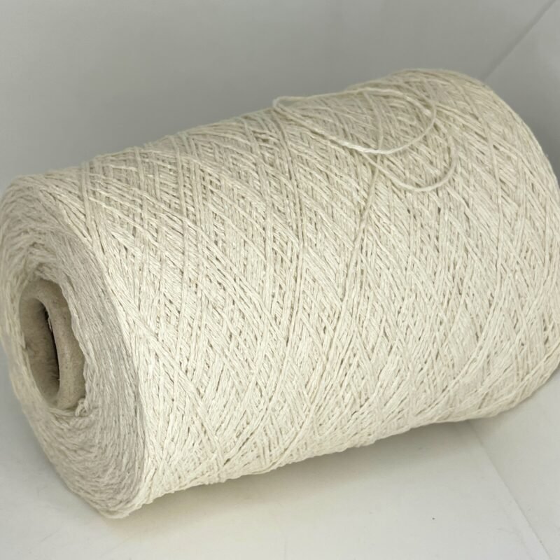 cream-beige-silk-bourette-yarn-on-cone-fingering-sock-weight