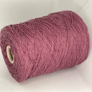 mauve-bordo-silk-bourette-yarn-on-cone-fingering-sock-weight