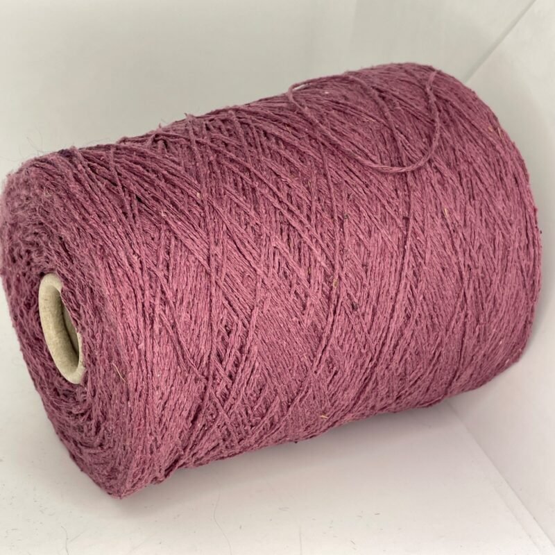mauve-bordo-silk-bourette-yarn-on-cone-fingering-sock-weight